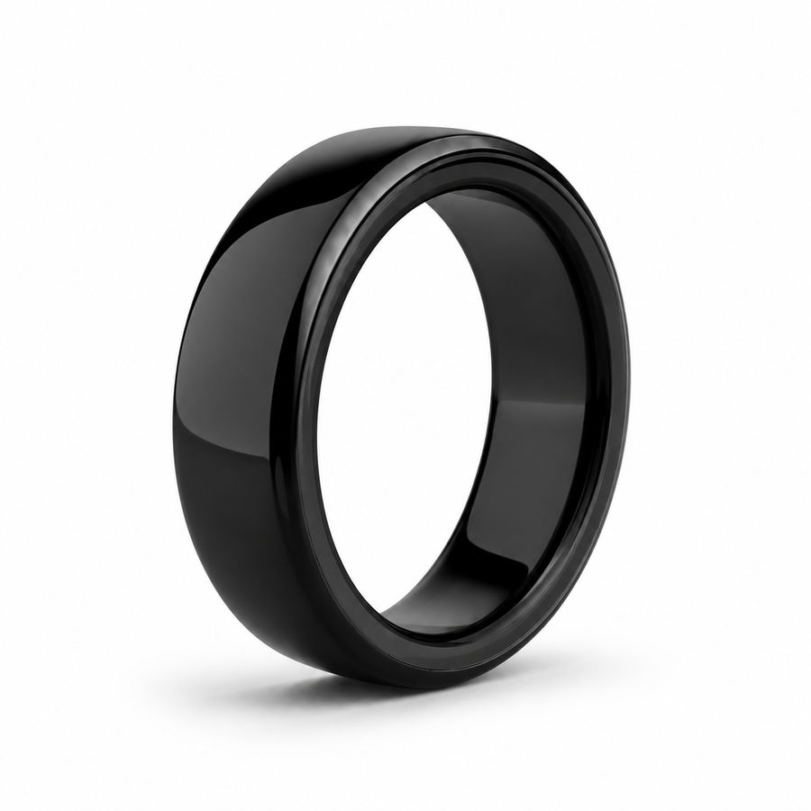 Flow Smart Ring front three-quarter view on white
