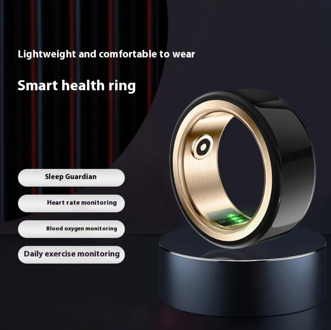 DROPPD Ceramic Smart Ring candidate product image