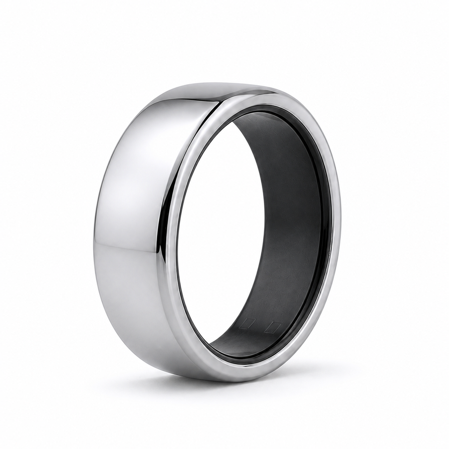Vanguard Health Smart Ring front three-quarter view on white